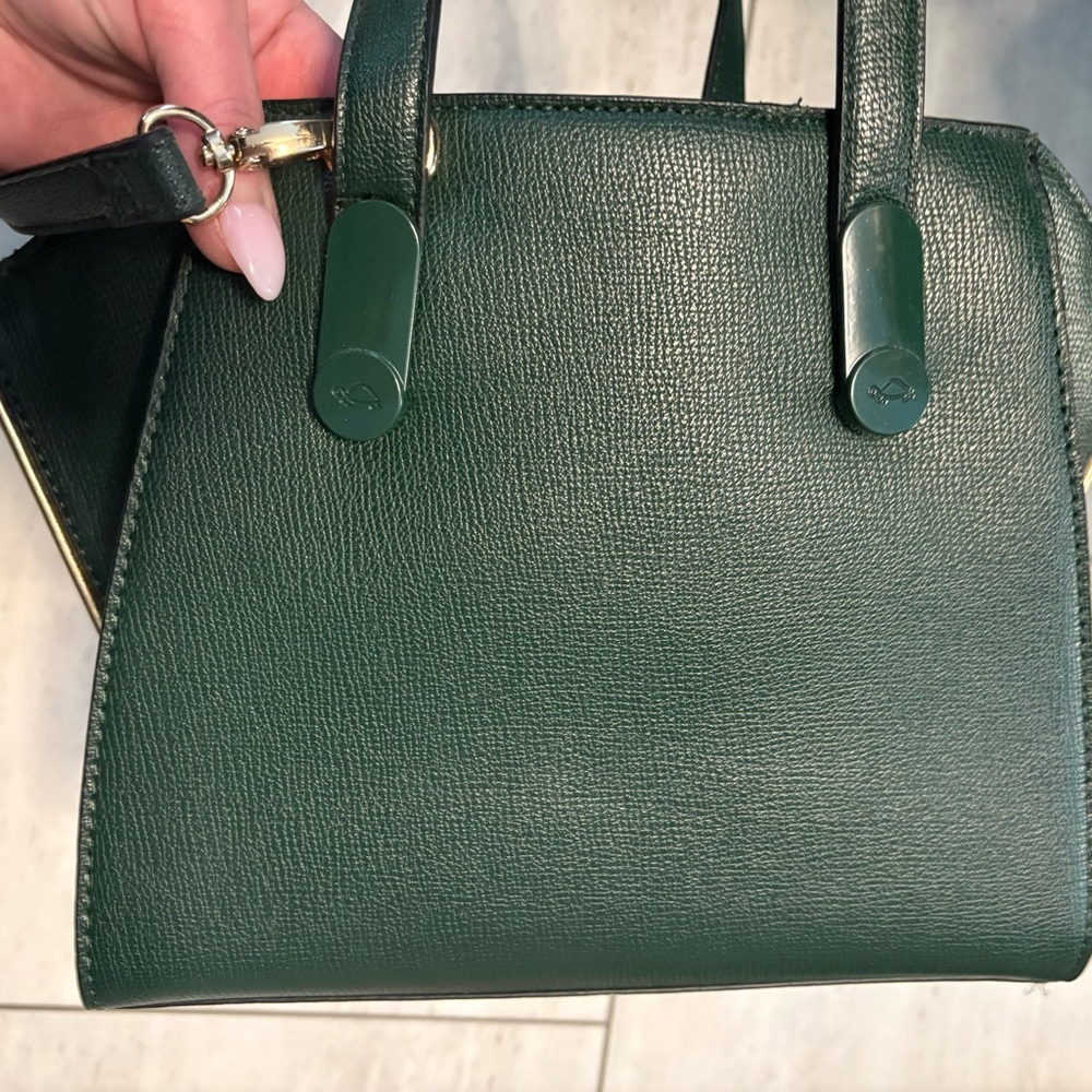Chic Forest Green Shoulder Bag